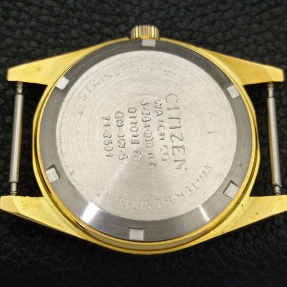 Vintage 1972 Citizen Automatic Mens Gold Watch W/daydate & Silver accents - Picture 8 of 10
